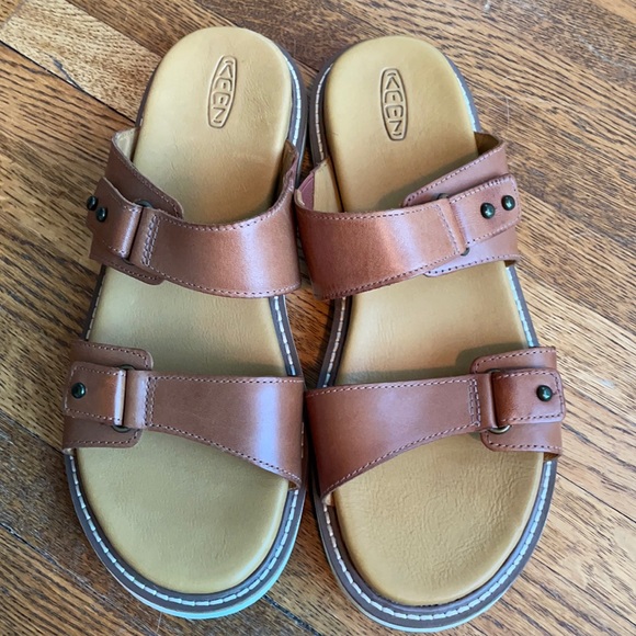 New! Keen 1022589 Lana Brown Slide Sandal Size 9 - Picture 1 of 3